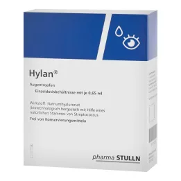 HYLAN 0,65 ml akių lašai, 10 vnt