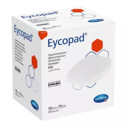 EYCOPAD Akių kompresai 56x70 mm sterilūs, 25 vnt