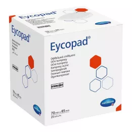 EYCOPAD Akių kompresai 70x85 mm sterilūs, 25 vnt