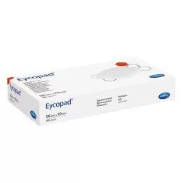 EYCOPAD Akių kompresai 56x70 mm nesterilūs, 50 vnt