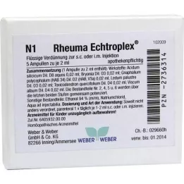RHEUMA ECHTROPLEX Injekcinis tirpalas, 5X2 ml