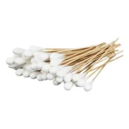 Medvilniniai tamponai su vatos galvute 15 cm dydžio, 50 vnt