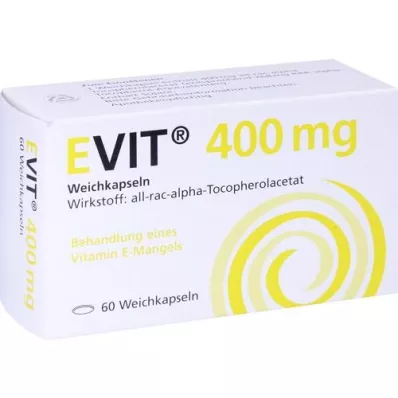 EVIT 400 minkštų kapsulių, 60 vnt