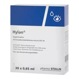 HYLAN 0,65 ml akių lašai, 30 vnt