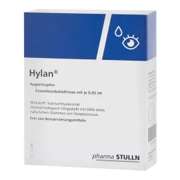 HYLAN 0,65 ml akių lašai, 120 vnt