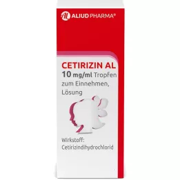 CETIRIZIN AL 10 mg/ml geriamieji lašai, 10 ml
