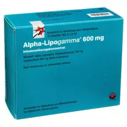 ALPHA-LIPOGAMMA 600 mg infuzinio tirpalo koncentratas, 10X24 ml