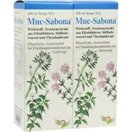 MUC SABONA Sirupas, 2X100 ml