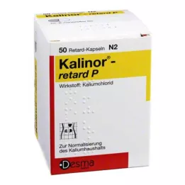 KALINOR retard P 600 mg kietos kapsulės, 50 vnt