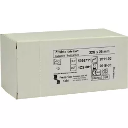 AMBIX Safe-Can Portpunkt.Kan.22 Gx25 mm tiesus, 10 vnt