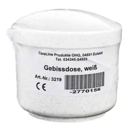 GEBISSDOSE su įdėklu ir dangteliu baltas, 1 vnt