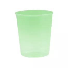 EINNEHMEGLAS Plastikinis 30 ml žalias, 10 vnt