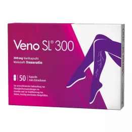 VENO SL 300 kietų kapsulių, 50 vnt