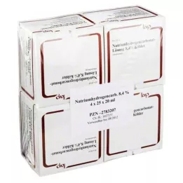 NATRIUMHYDROGENCARBONAT-8,4% Köhler tirpalas, 100x20 ml