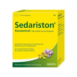 SEDARISTON Koncentruotos kietos kapsulės, 100 vnt