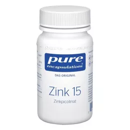PURE ENCAPSULATIONS Cinko 15 Cinko pikolinato kapsulės, 60 vnt