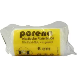 Porena elastinis marlės tvarstis 6cm violončelei baltas, 1vnt