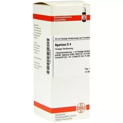 AGARICUS D 4 skiedimas, 50 ml