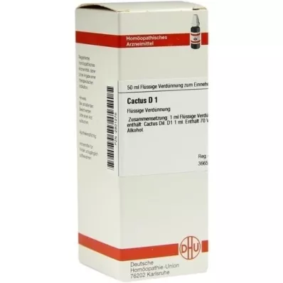 CACTUS D 1 skiedimas, 50 ml CACTUS D 1 skiedimas, 50 ml