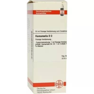 HAMAMELIS D 3 Skiedimas, 50 ml
