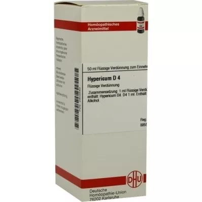 HYPERICUM D 4 skiedimas, 50 ml