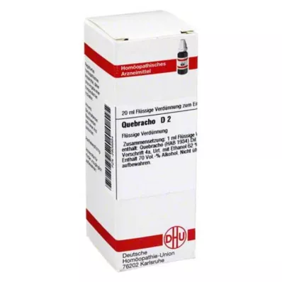 QUEBRACHO D 2 praskiedimas, 20 ml