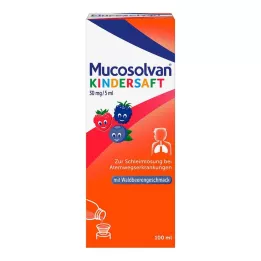 MUCOSOLVAN Vaikiškos sultys 30 mg/5 ml, 100 ml