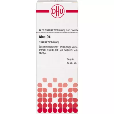 ALOE D 4 skiedimas, 50 ml ALOE D 4 skiedimas, 50 ml