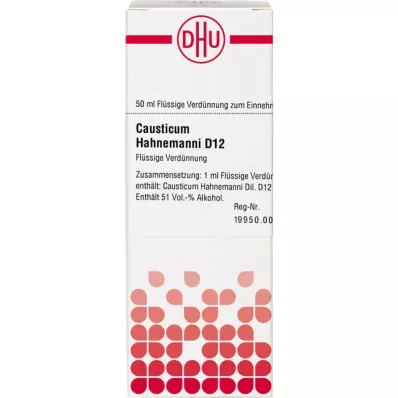 CAUSTICUM HAHNEMANNI D 12 Skiedimas, 50 ml