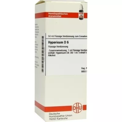 HYPERICUM D 6 Skiedimas, 50 ml