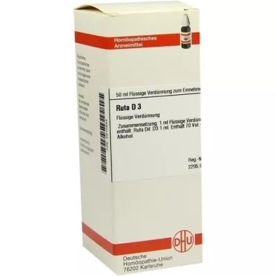 RUTA D 3 Skiedimas, 50 ml RUTA D 3 Skiedimas, 50 ml
