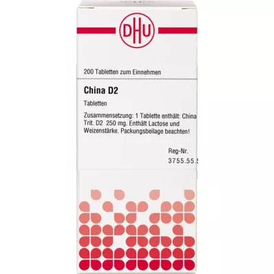 CHINA D 2 tabletės, 200 vnt CHINA D 2 tabletės, 200 vnt