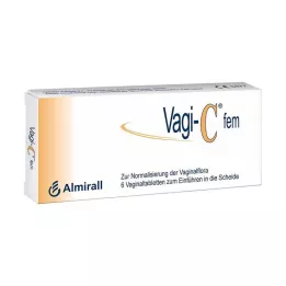VAGI C Fem makšties tabletės, 6 vnt