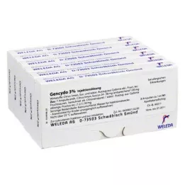 GENCYDO 3 % injekcinis tirpalas, 48X1 ml