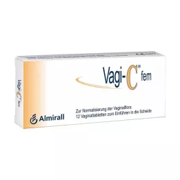 VAGI C Fem makšties tabletės, 12 vnt