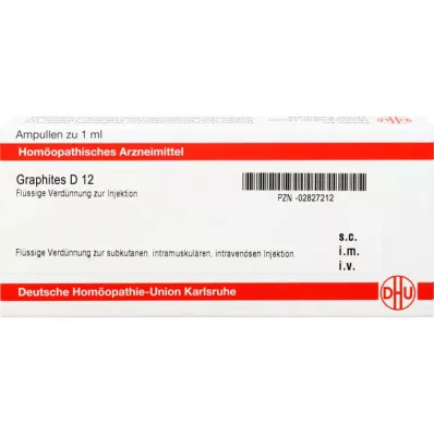 GRAPHITES D 12 ampulės, 10 ml