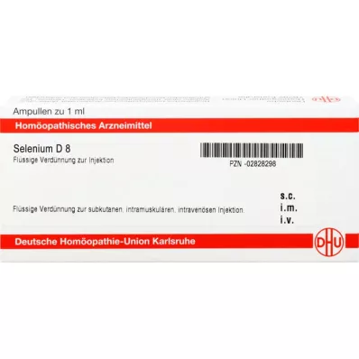 SELENIUM D 8 ampulės, 10 ml SELENIUM D 8 ampulės, 10 ml