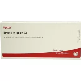 BRYONIA E radice D 3 ampulės, 10X1 ml