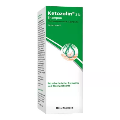 KETOZOLIN 2 % šampūnas, 120 ml KETOZOLIN 2 % šampūnas, 120 ml