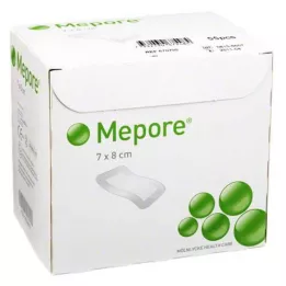 MEPORE Sterilus žaizdų tvarsliava 7x8 cm, 55 vnt