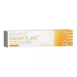 CALCIUM D3 acis 1000 mg/880 TV šnypščiosios tabletės, 20 vnt