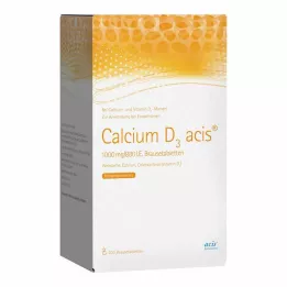 CALCIUM D3 acis 1000 mg/880 TV šnypščiosios tabletės, 100 vnt