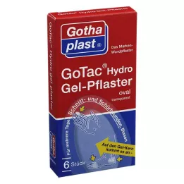 GOTAC Žaizdų plėvelė su gelio padu, 6 vnt