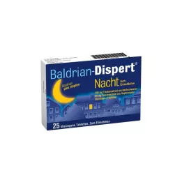 BALDRIAN DISPERT Naktis užmigti üb.Tabletės, 25 vnt