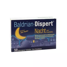 BALDRIAN DISPERT Naktis užmigti üb.Tabletės, 50 vnt