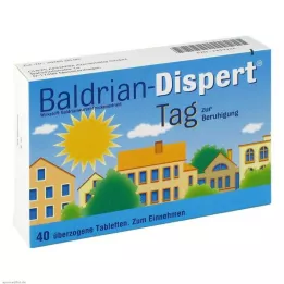 BALDRIAN DISPERT Žymiu dengtos tabletės, 40 vnt
