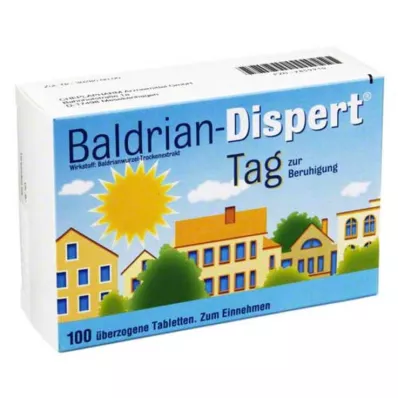 BALDRIAN DISPERT Žymėmis dengtos tabletės, 100 vnt BALDRIAN DISPERT Žymėmis dengtos tabletės, 100 vnt