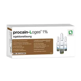 PROCAIN-Loges 1% injekcinio tirpalo ampulės, 50X2 ml