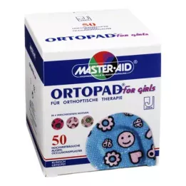ORTOPAD mergaičių jaunesniems akių okliuzijos pleistrai, 50 vnt