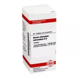 AURUM CHLORATUM NATRONATUM D 6 tabletės, 80 vnt
